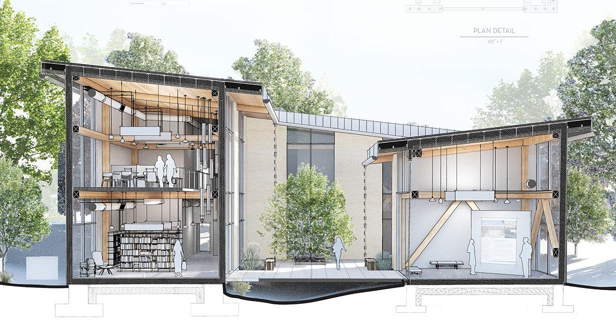 Inside rendering view of the reveal project